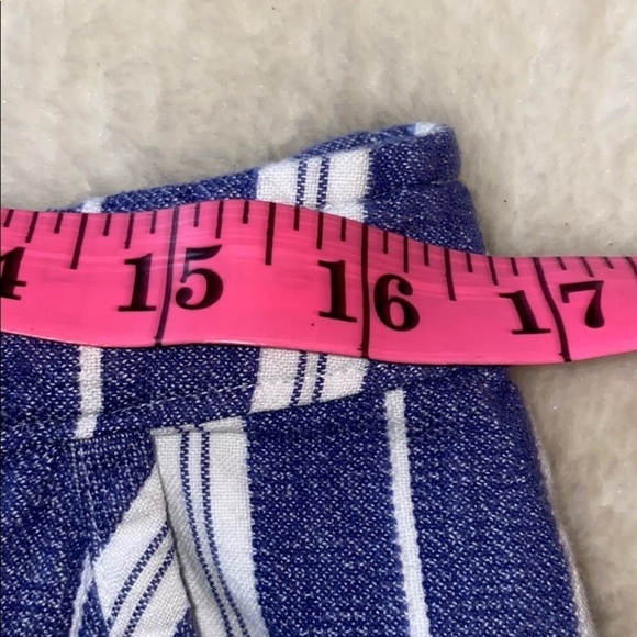 Lucky Brand  Blue white striped Shorts L - Picture 5 of 9